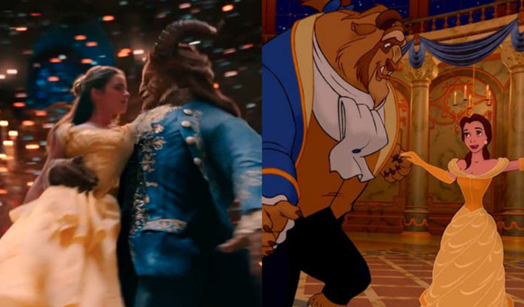 WATCH: Beauty and the Beast Animated vs. Live Action