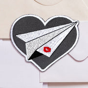 Paper Plane Love Patch - Whosits & Whatsits