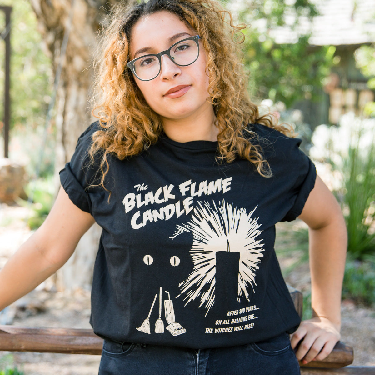Black Flame Candle Tee - Whosits & Whatsits