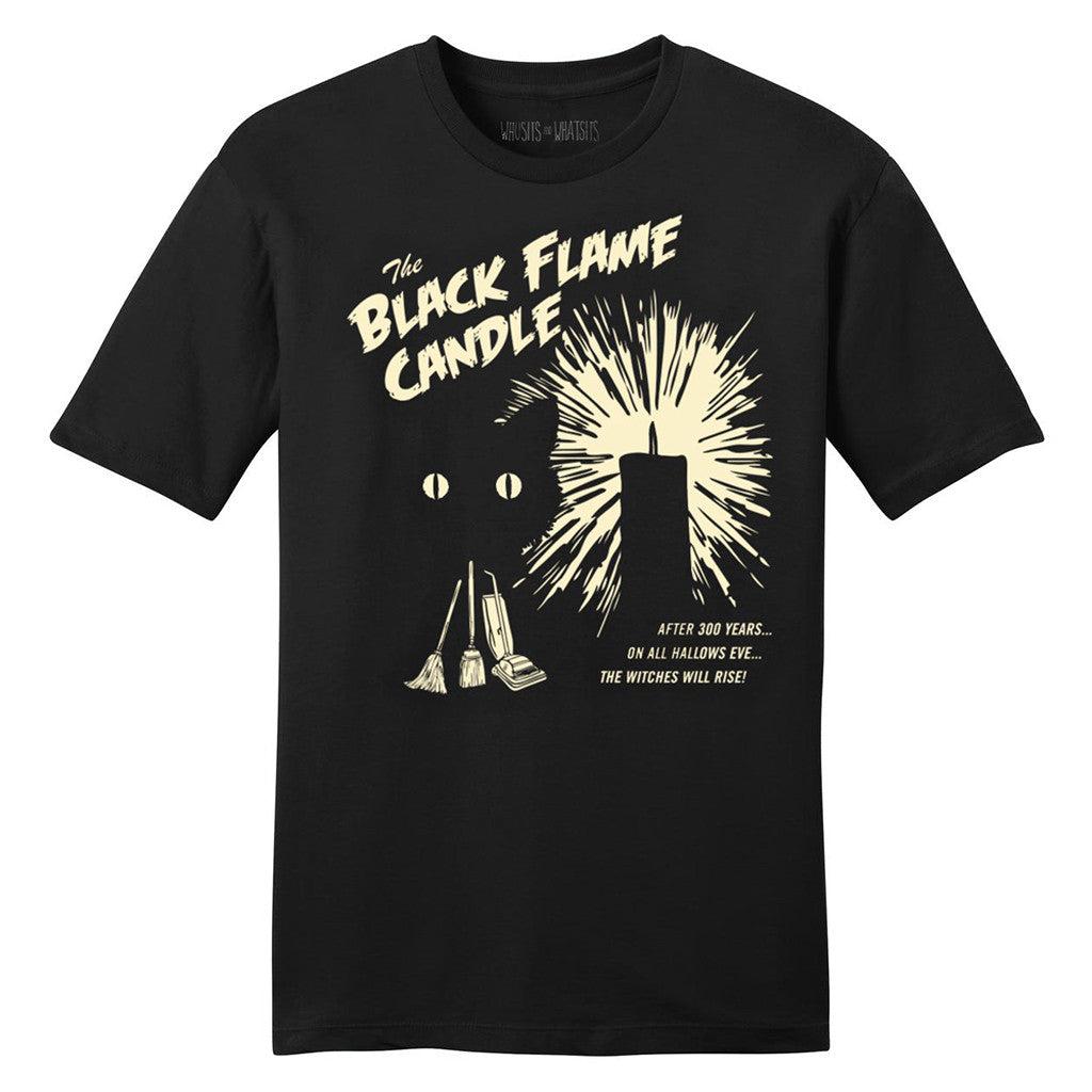 Black Flame Candle Tee - Whosits & Whatsits