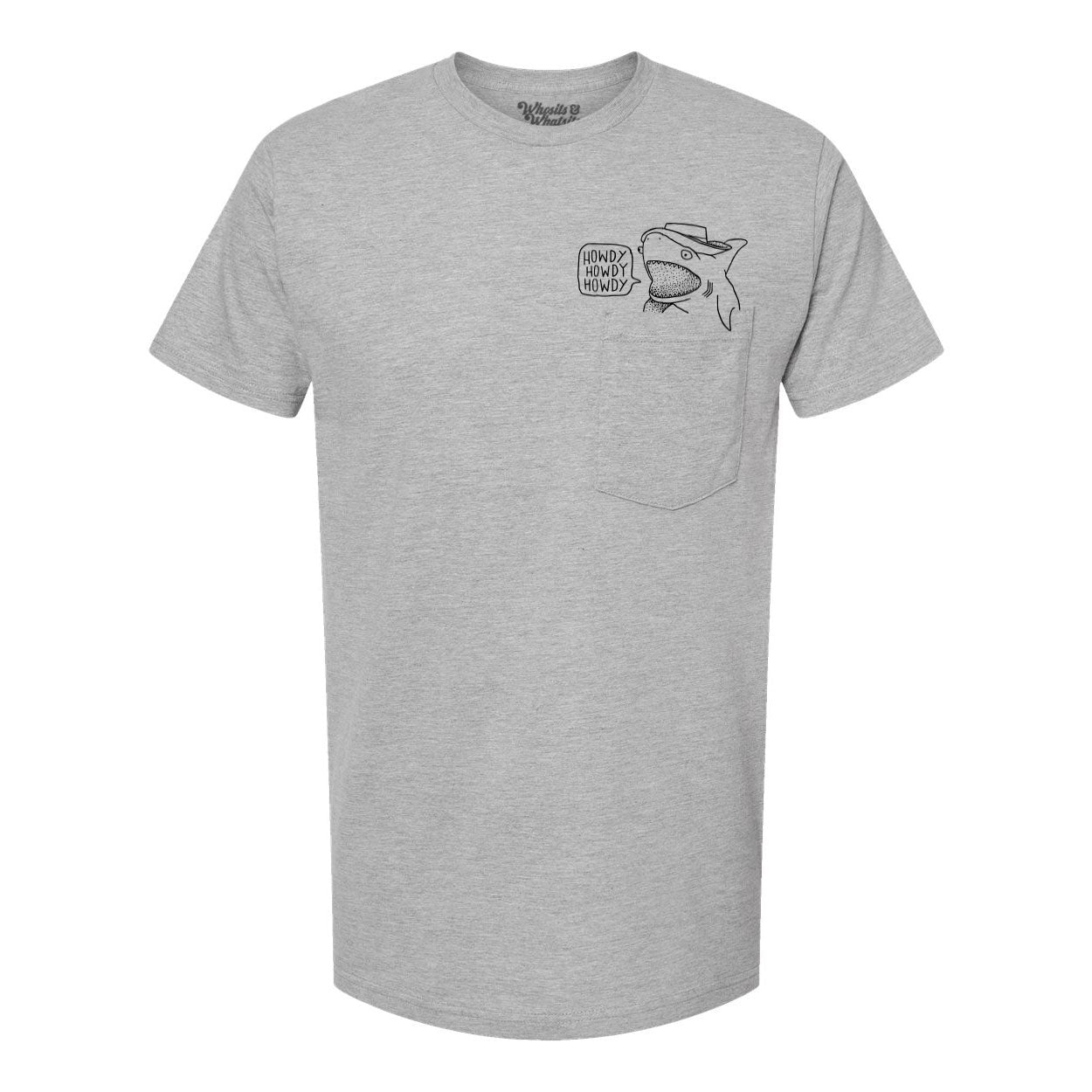 Howdy Shark Pocket Tee - Whosits & Whatsits