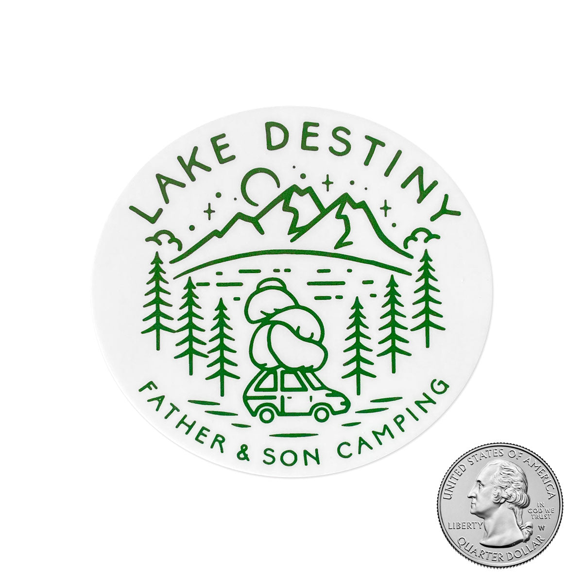 Lake Destiny Sticker - Whosits Whatsits