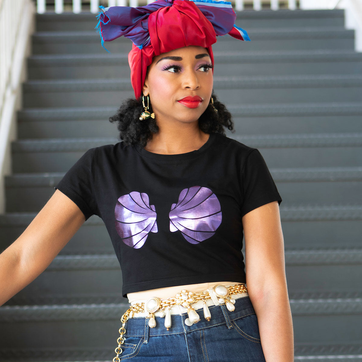 MerVamp Fitted Crop Tee - Whosits & Whatsits