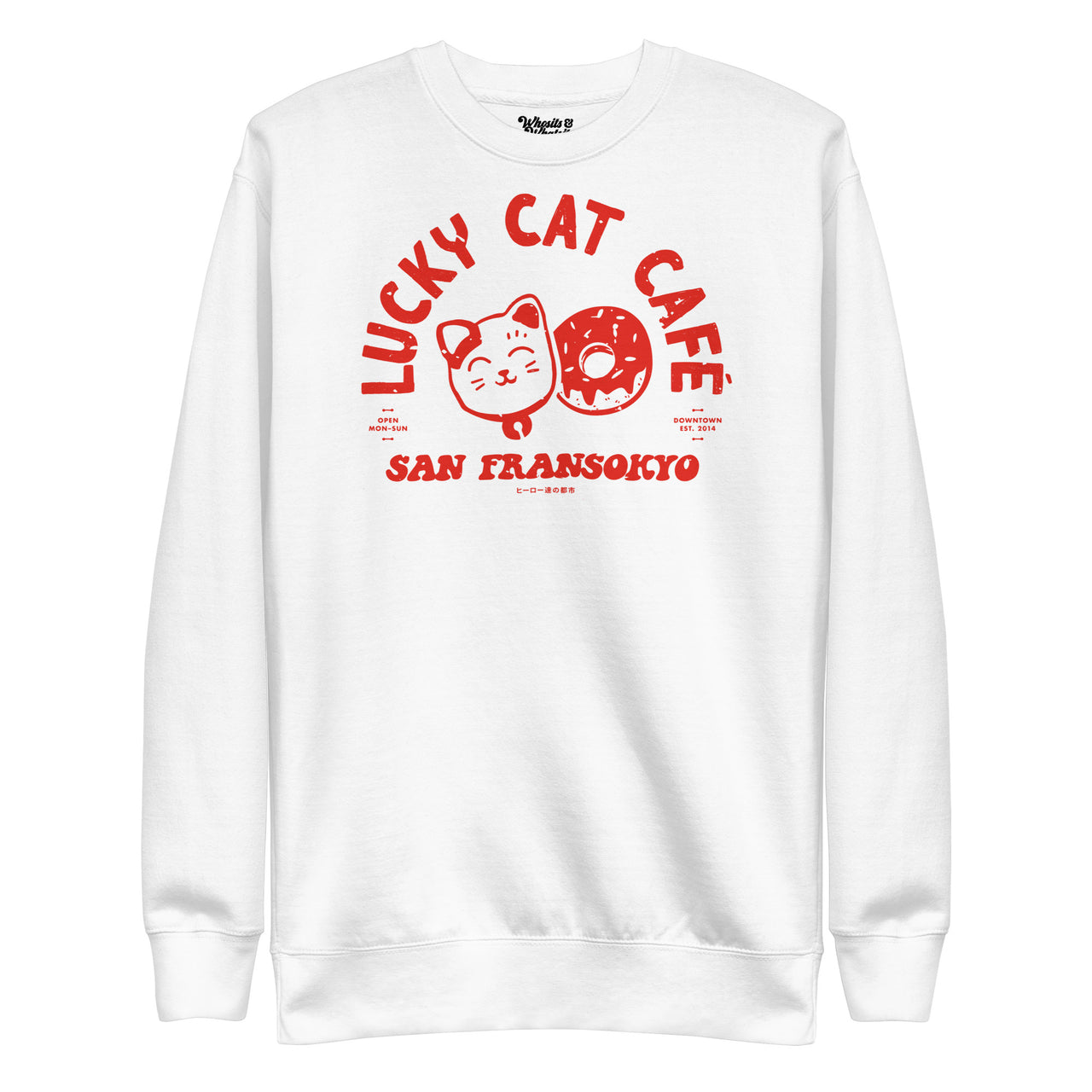 Lucky Cat Café Unisex Sweatshirt