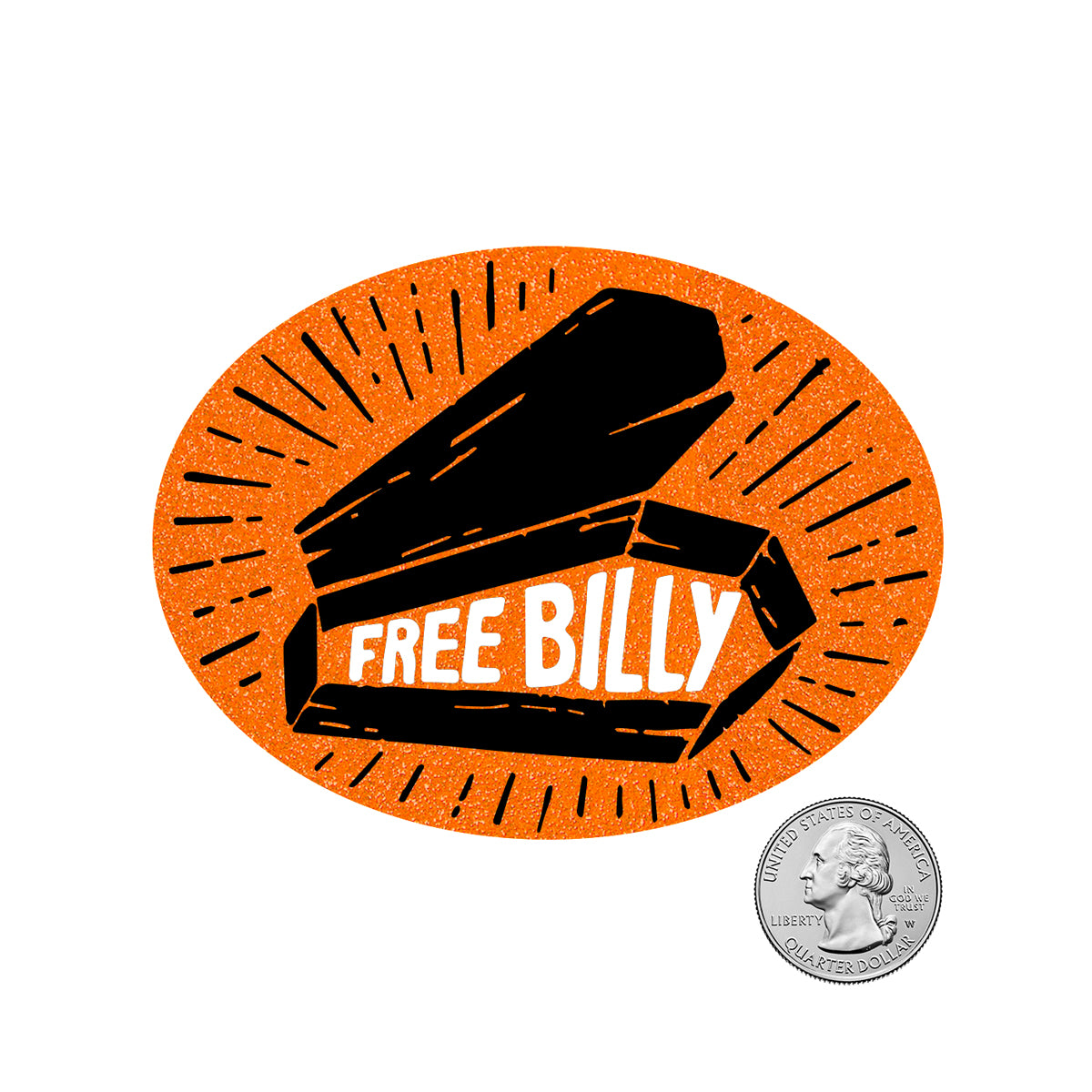 Free Billy Sticker - Whosits & Whatsits